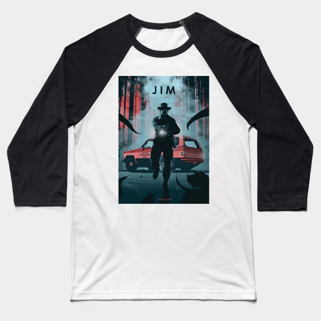 Jim Hopper - Blazer - Car Legends Baseball T-Shirt by Great-Peoples